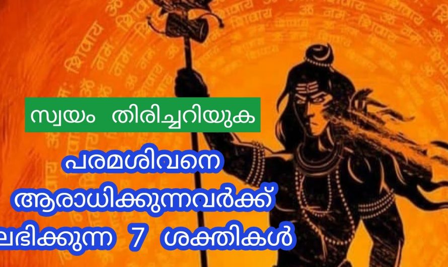 നിങ്ങൾക്കുണ്ടോ ഈ ഏഴ് ശക്തികൾ? പരമശിവനെ ആരാധിക്കുന്നവർ ശ്രദ്ധിക്കുക