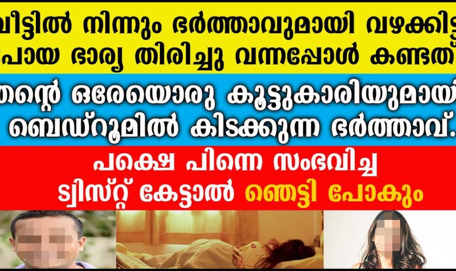 വഴക്കിട്ട് പോയ ഭാര്യ സംശയം തോന്നി ജനലിലൂടെ ഒളിഞ്ഞു നോക്കിയപ്പോൾ ഭർത്താവും കൂട്ടുകാരിയും കൂടി ചെയ്യുന്നത് കണ്ട് അവളുടെ കണ്ണ് തള്ളിപ്പോയി