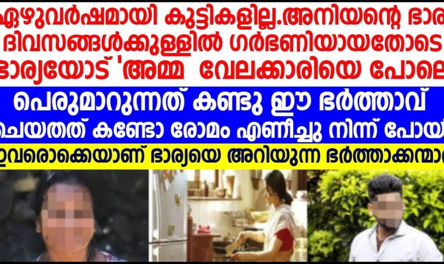 വേലക്കാരിയെപോലെ ഭാര്യയോട് അമ്മ പെരുമാറുന്നത് കണ്ട് ഈ ഭർത്താവ് ചെയതത്, അത് കണ്ട് ഭാര്യ പൊട്ടിച്ചിരിച്ചു