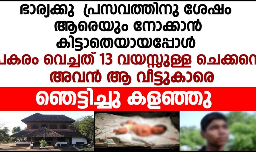 13 വയസ്സുള്ള ചെക്കനെ ഭാര്യയെ നോക്കാൻ വെച്ച ഭർത്താവിന് സംഭവിച്ചത് കണ്ടോ