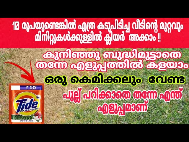 എത്ര കാടുപിടിച്ച പറമ്പും ക്ലീൻ ആക്കി എടുക്കാം, പത്തു രൂപയും ഒഴിഞ്ഞ കുപ്പിയും ഉണ്ടെങ്കിൽ