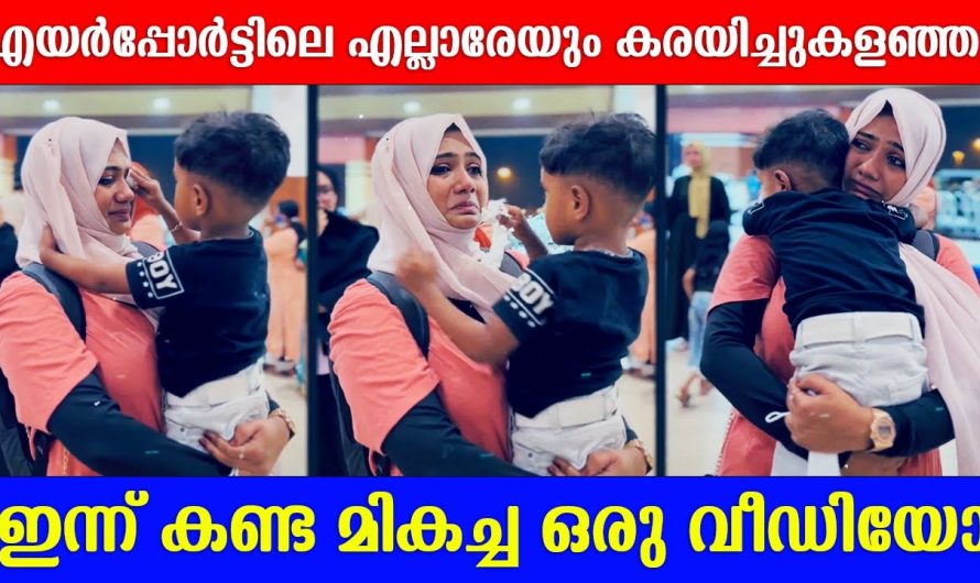 കരയിച്ചു കളഞ്ഞു എയർപോർട്ടിൽ ഉണ്ടായിരുന്ന എല്ലാവരേയും ഈ കുഞ്ഞു മോൻ