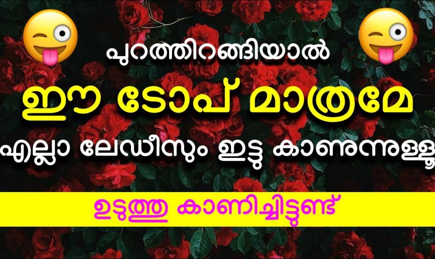 എല്ലാ ലേഡീസും പുറത്തിറങ്ങിയാൽ ഈ ടോപ് മാത്രമേ ഉടുത്തു കാണിച്ചിട്ടുണ്ട്