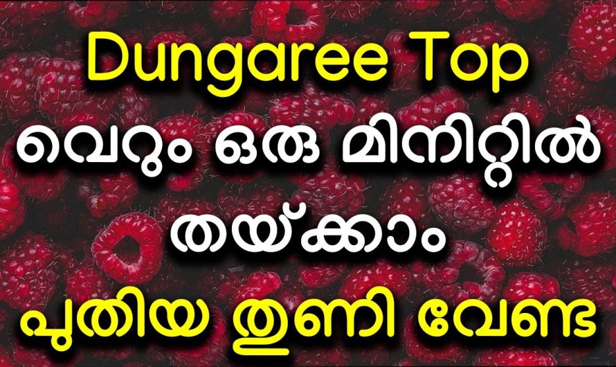 ഒരു മിനിറ്റിൽ വെറും തയ്ക്കാം …പുതിയ തുണി വേണ്ട …