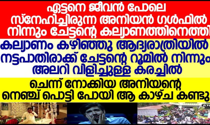 ചേട്ടന്റെ റൂമിൽ നിന്നും നട്ടപാതിരാക്ക് കരച്ചിൽ.ചെന്ന് നോക്കിയ അനിയൻ ഞെട്ടി പോയി.