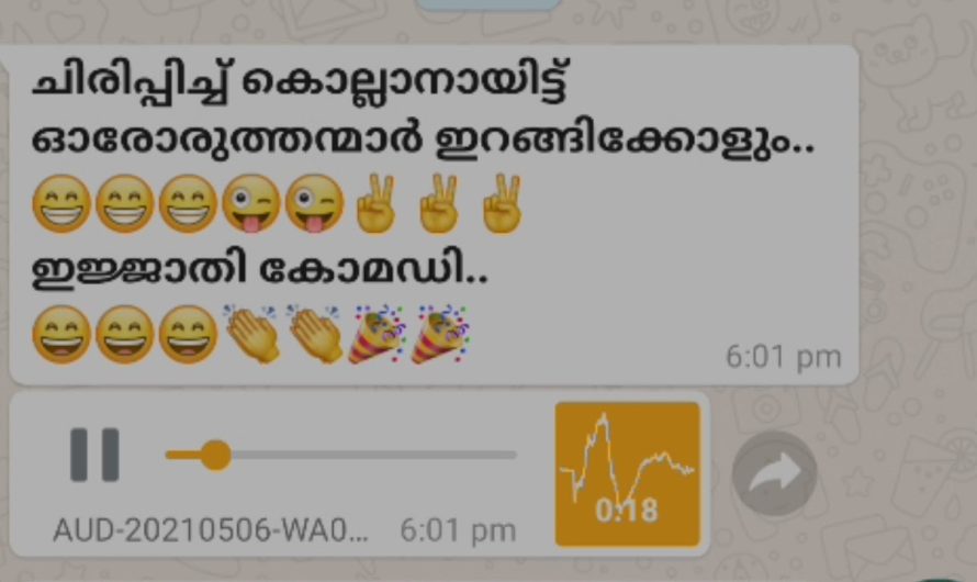 ഓരോരുത്തന്മാർ ഇറങ്ങിക്കോളും ചിരിപ്പിച്ച് കൊല്ലാനായിട്ട്. ഇജ്ജാതി കോമഡി..