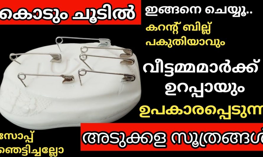 ഇങ്ങനെ ചെയ്യൂ കറന്റ്‌ ബില്ല് കുറക്കൻ കുളിക്കുന്ന സോപ്പിൽ