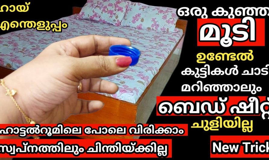 ബെഡ്ഷീറ്റ് കുട്ടികൾചാടി മറിഞ്ഞാലും ചുളിയില്ല, ഒരുകുഞ്ഞു മൂടി ഉണ്ടോ വീട്ടിൽ?