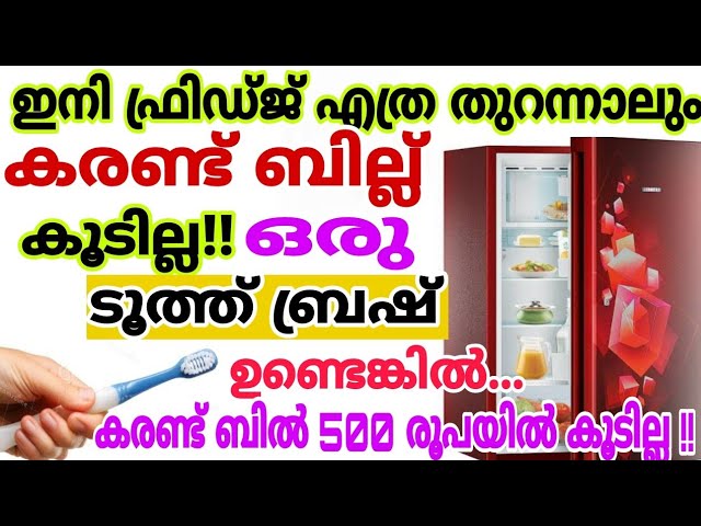 ഒരു ടൂത്ത് ബ്രഷ് മാത്രം മതി, കരണ്ട് ബില്ല് 500 രൂപയിൽ കൂടില്ല