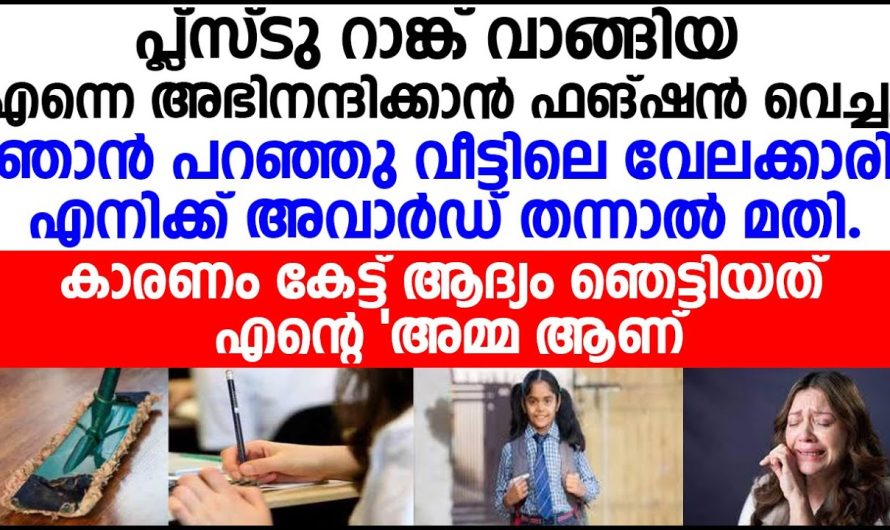 എനിക്ക് അവാർഡ് ഞാൻ പറഞ്ഞു വീട്ടിലെ വേലക്കാരി തന്നാൽ മതി.കാരണം കേട്ട് ആദ്യം ഞെട്ടിയത് എന്റെ ‘അമ്മ ആണ്