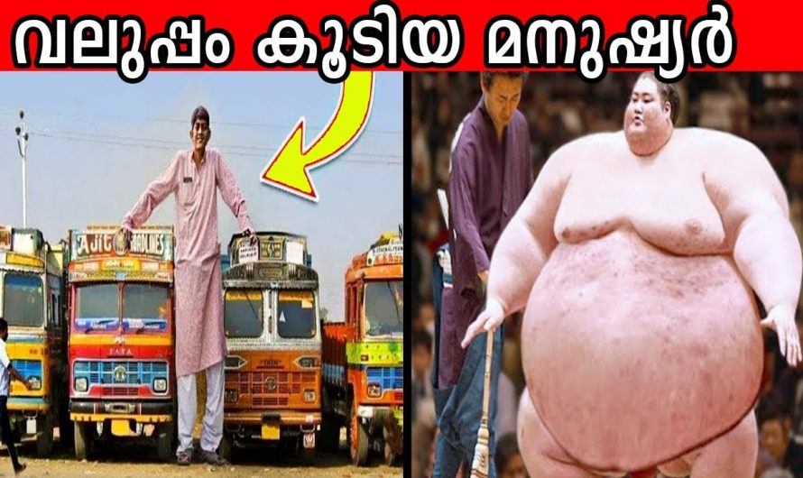 ലോകത്തെ തന്നെ ഞെട്ടിക്കുന്ന വലിപ്പമുള്ള മനുഷ്യരെക്കുറിച്ച് മനസ്സിലാക്കാം…