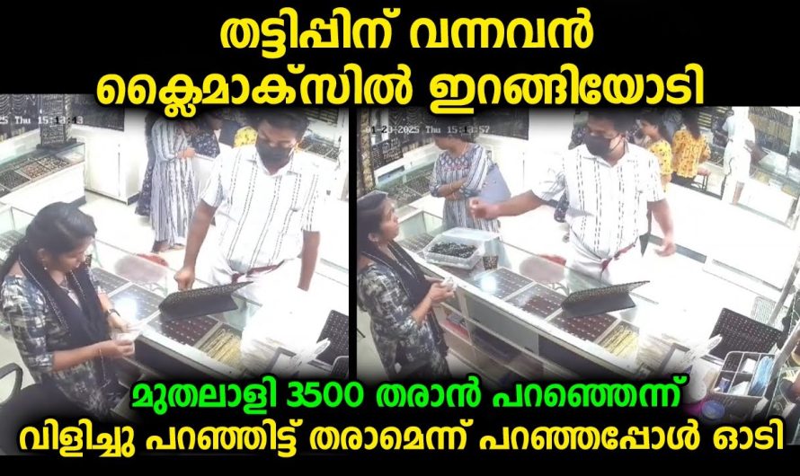 കടയുടമ പറഞ്ഞെന്നും പറഞ്ഞു വന്നതാണ്…സ്റ്റാഫ് ആയ യുവതി ഉടമയെ ഫോൺ ചെയ്യാൻ തുടങ്ങിയപ്പോൾ ഓടി