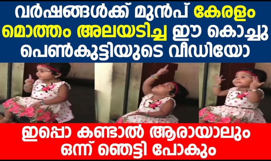 സോഷ്യൽ മീഡിയയിൽ പാട്ടുപാടി വൈറലായ കൊച്ച് മിടുക്കി..