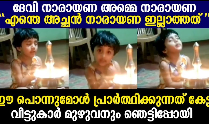 സന്ധ്യാനേരത്ത് നിലവിളക്കിന്റെ മുൻപിൽ പ്രാർത്ഥിക്കുന്ന ഈ കുട്ടിയുടെ വീഡിയോ ആണ് ഇപ്പോൾ വൈറൽ…