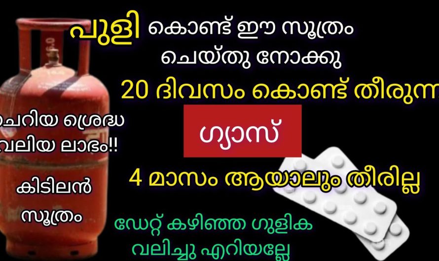 ഈ ഒരൊറ്റ ടിപ്സ് ചെയ്യുന്നതിലൂടെ നിങ്ങളുടെ വീട്ടിലെ ഗ്യാസ് ലാഭിക്കാം..
