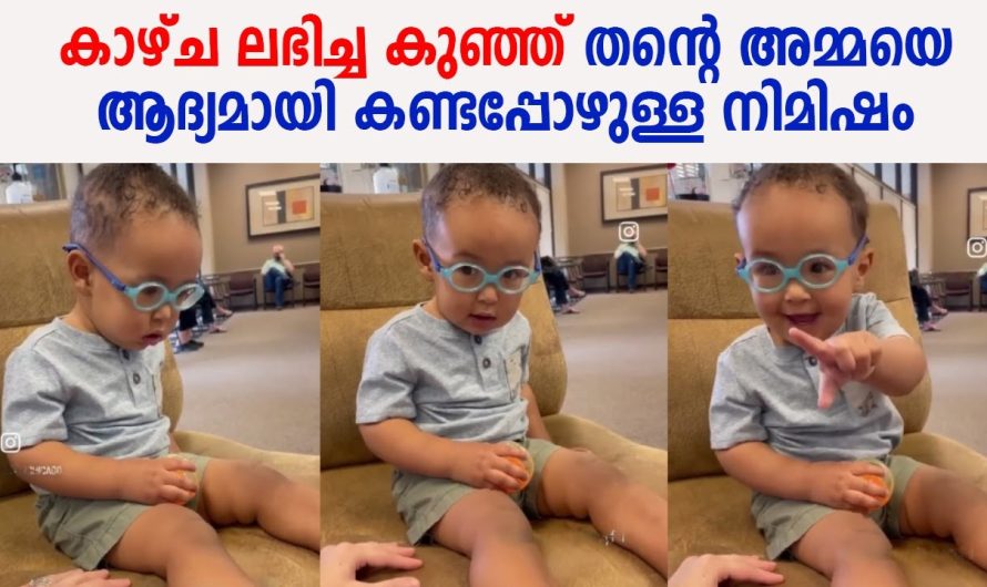 കാഴ്ചശക്തിയില്ലാത്ത കുഞ്ഞിന് കാഴ്ചശക്തി കിട്ടി അവൻറെ അമ്മയെ കണ്ടപ്പോൾ സംഭവിച്ചതുകണ്ടോ..