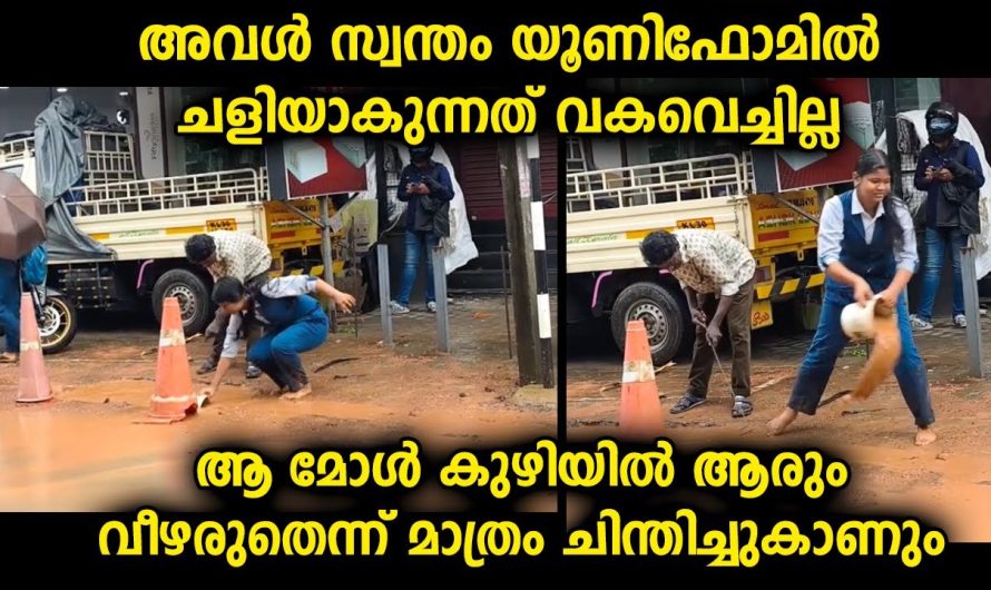 സ്കൂളിൽ പോയി വരുന്ന വിദ്യാർത്ഥിനി സമൂഹത്തിന്റെ നന്മക്കായി ചെയ്ത പ്രവൃത്തി