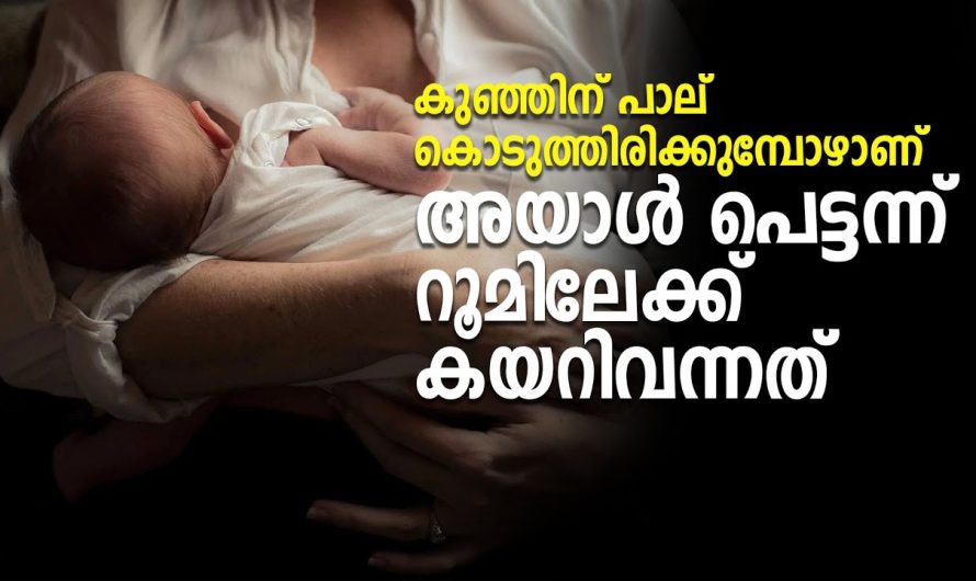 കുഞ്ഞിന് പാല് കൊടുത്തിരിക്കുമ്പോഴാണ് അയാൾ പെട്ടന്ന് റൂമിലേക്ക്‌ കയറിവന്നത്