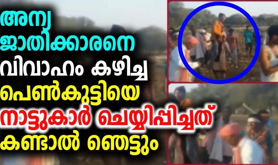 അന്യ ജാതിക്കാരനെ വിവാഹം കഴിച്ച പെൺകുട്ടിയെ നാട്ടുകാർ ചെയ്യിപ്പിച്ചത്